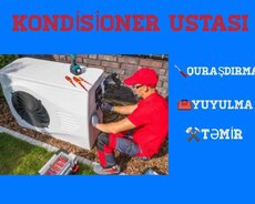 Kondisioner ustasi zəmanətli ucuz