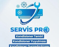 kondisionerlərin təmiri zəmanətlə 7/24