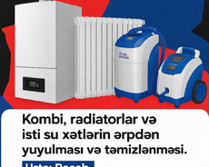 Kombi və radiatorların yuyulması