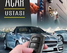 Her nov maşın açarlarinin təmiri bərpas