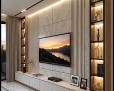 Tv stend sifarişlə hazırlanır