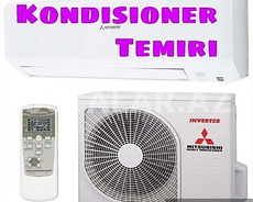 Kondisioner ustası ucuz zəmanətli təmir