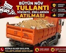 Söküntü tullantı zibil daşınması xidməti
