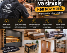 Hər növ Mebel Təmiri və sifarişi