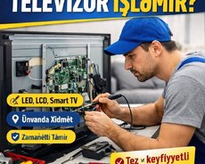 Televizor Təmiri | Smart TV, LED, LCD |