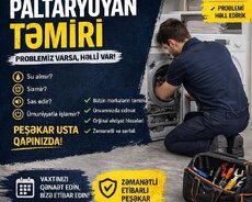 Paltaryuyan işləmir 1 zəngə ustanız qap